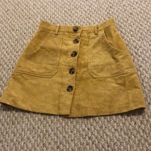 Corduroy skirt